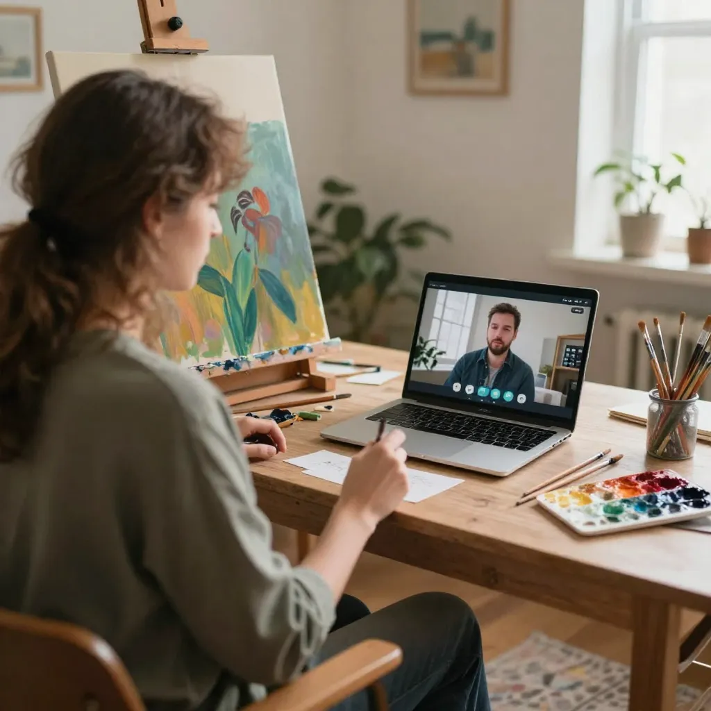 Creative artwork from adult learner