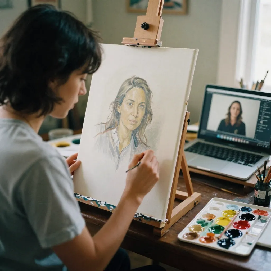 Beginner level art instruction for adult learners